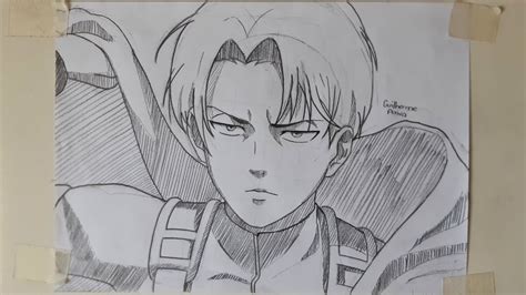 attack on titan desenho|Como desenhar LEVI ACKERMAN (Attack on Titan)